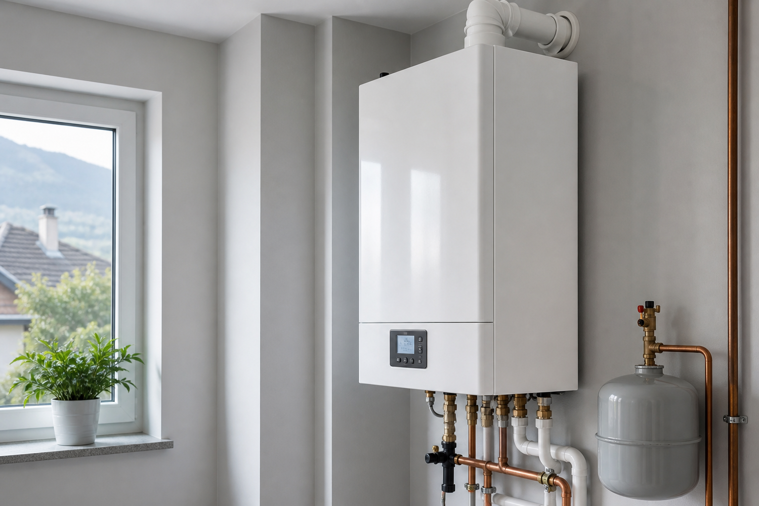 Modernes Gas-Brennwertgerät – fachgerechte Installation